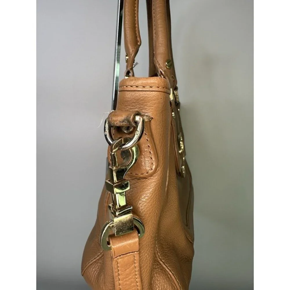 For Repair - Tory Burch Leather Amanda Mini Satchel Brown